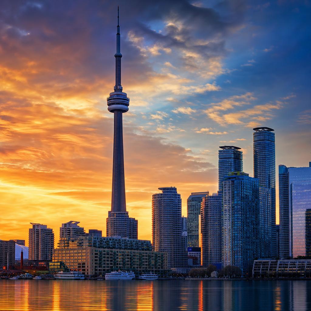 Study in Canada — landmark and campus scene