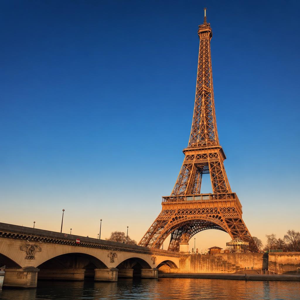Study in France — landmark and campus scene