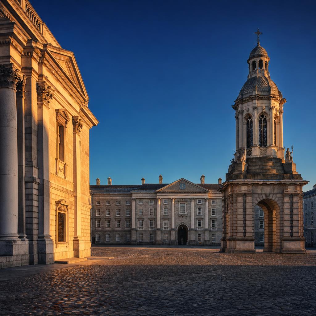 Study in Ireland — landmark and campus scene