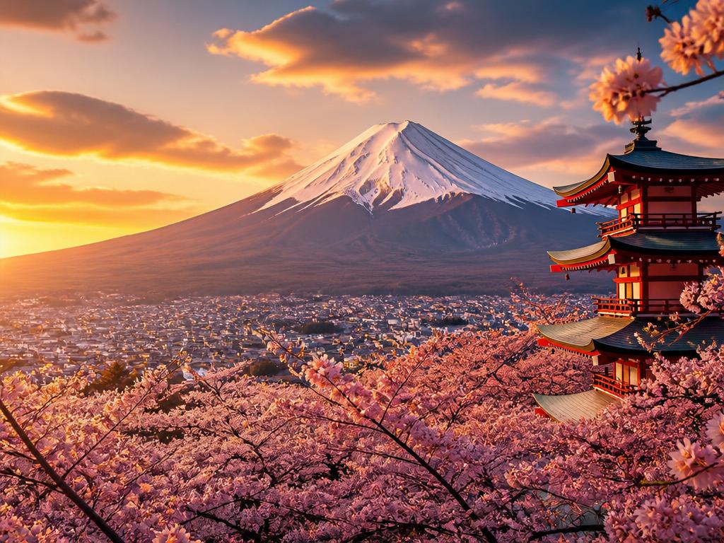 Study in Japan — landmark and campus scene