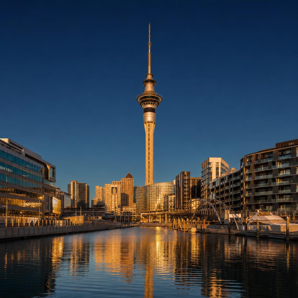 Study in New Zealand — landmark and campus scene